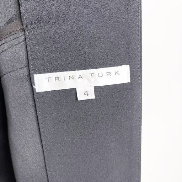 TRINA TURK Critic Black Long Blazer  - Picture 5 of 11